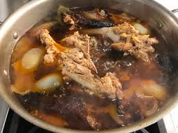 Black soup with Turkey 